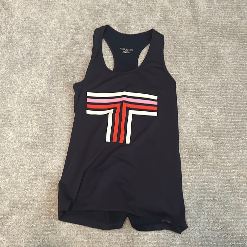 Blue Tory sport top